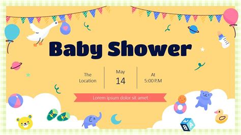Baby Shower Ppt Template